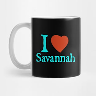 I Love Savannah Mug